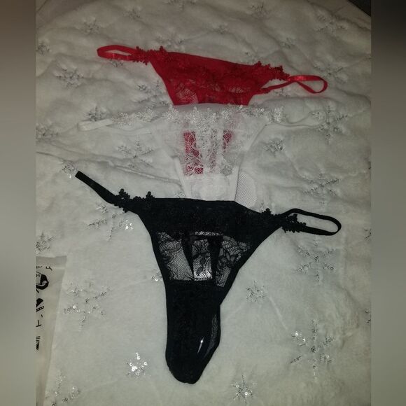 Lace G-String Thong for Women Low Rise Sexy Underwear Comfort T-back New MEDIUM - Picture 8 of 9